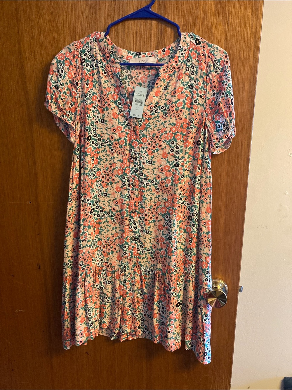 NWT Loft floral dress XSP